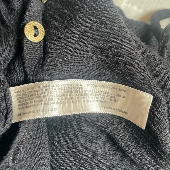 Anthropologie Crinkle Gauze Jumpsuit with Floral Appliqué and Mesh by Lilka
XS - Picture 15 of 16